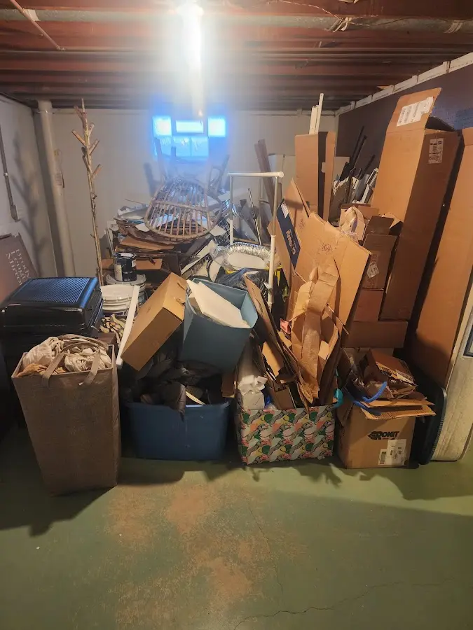 Roll-off dumpster container at job site for Yard Waste Dumpster Rental in Sylacauga